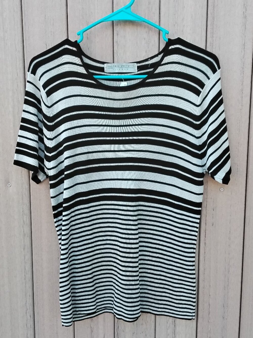 Valerie Steven's Women's Silk Knit Top Size S #444